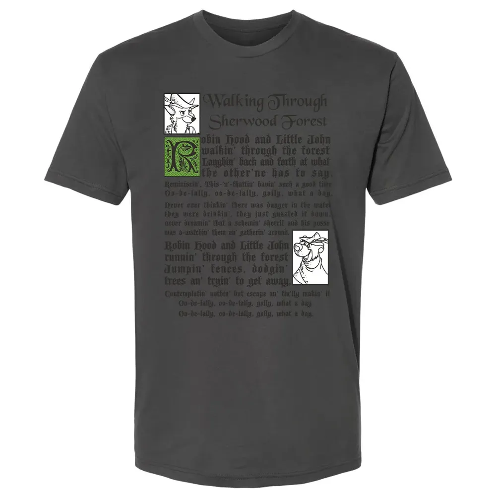 Walking Through Sherwood Forest Premium Unisex T-shirt - 8