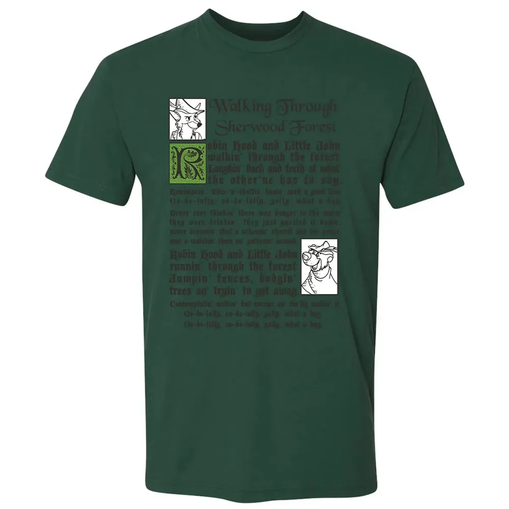 Walking Through Sherwood Forest Premium Unisex T-shirt - 12