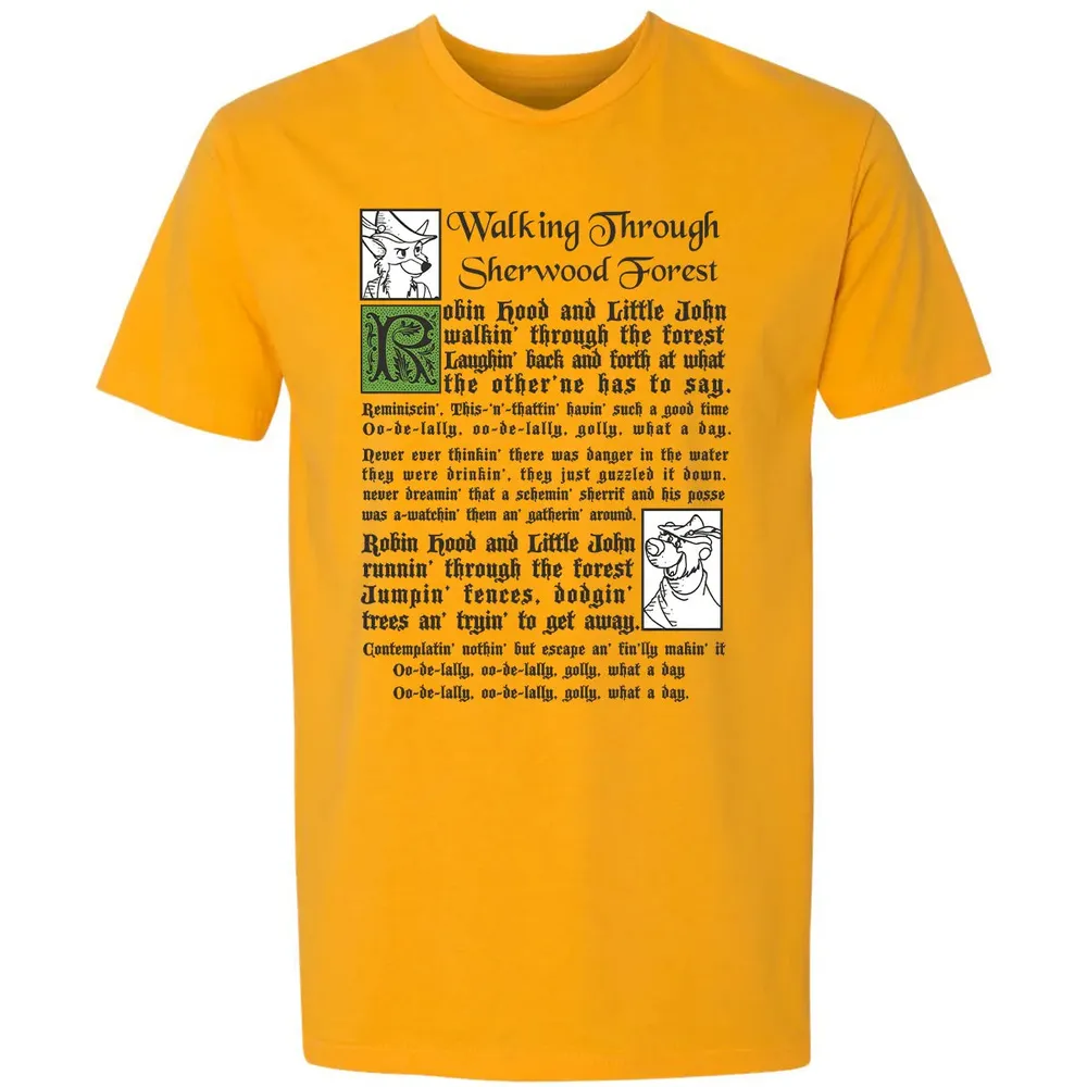 Walking Through Sherwood Forest Premium Unisex T-shirt - 11