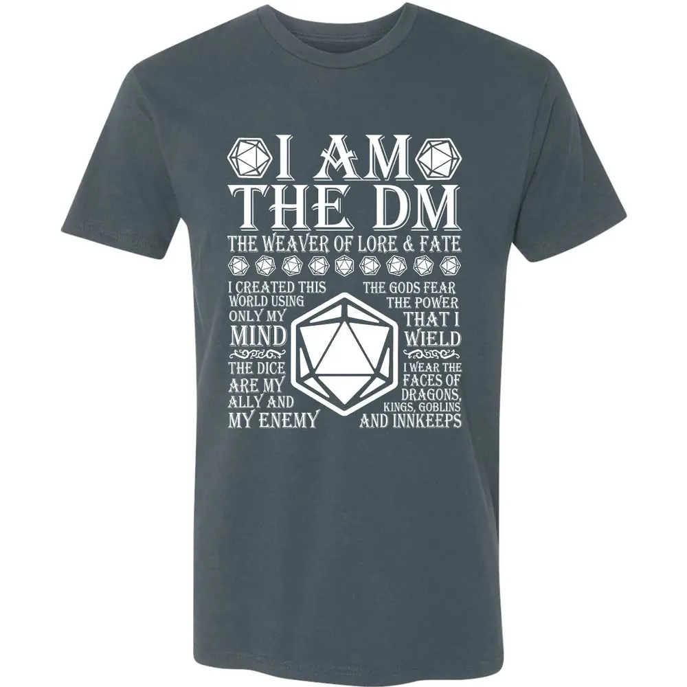 I Am The DM The Weaver Of Lore And Fate Premium Unisex T-shirt - 14