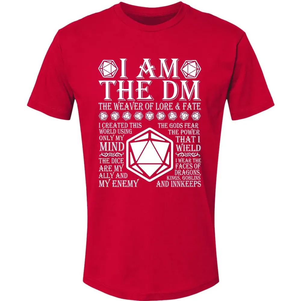 I Am The DM The Weaver Of Lore And Fate Premium Unisex T-shirt - 6
