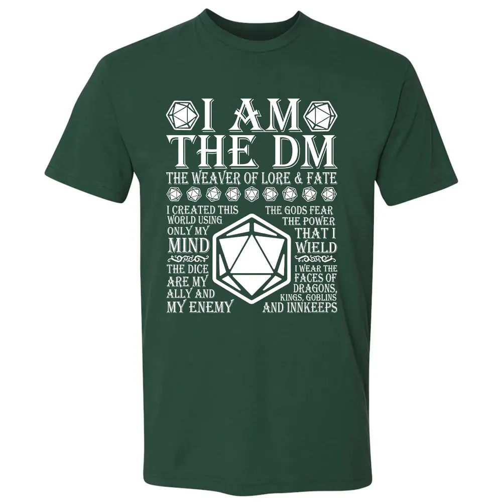 I Am The DM The Weaver Of Lore And Fate Premium Unisex T-shirt - 12
