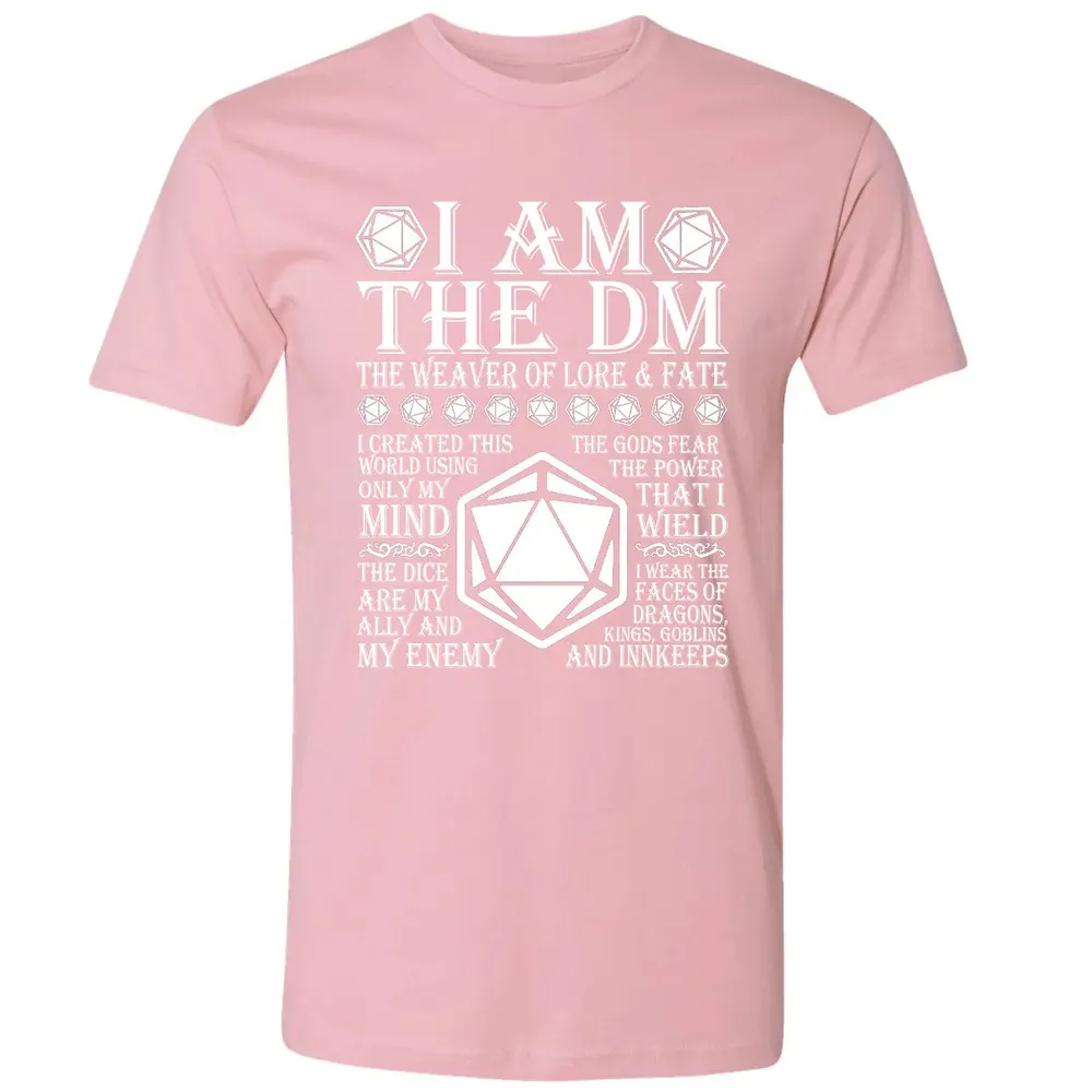 I Am The DM The Weaver Of Lore And Fate Premium Unisex T-shirt - 3