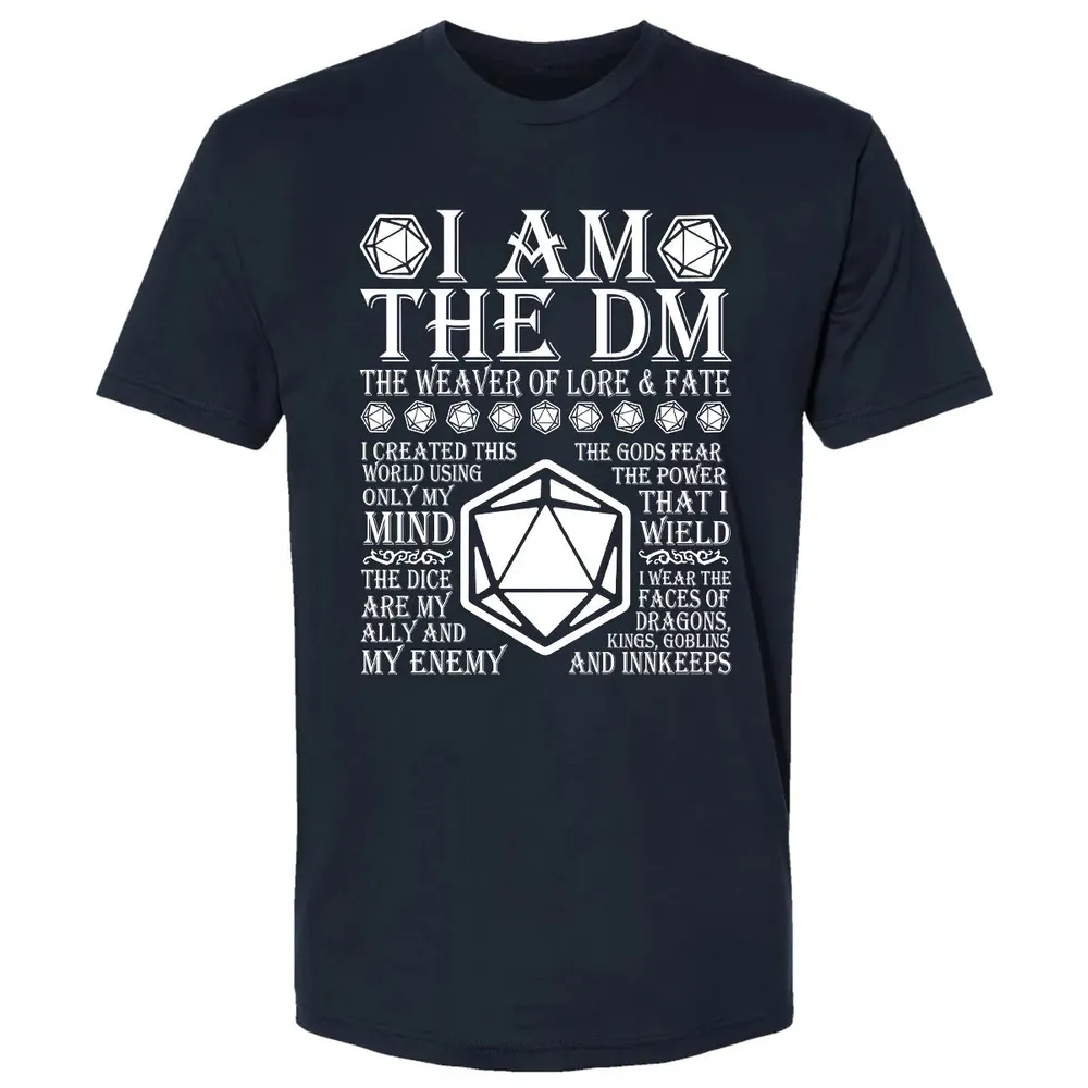 I Am The DM The Weaver Of Lore And Fate Premium Unisex T-shirt - 2