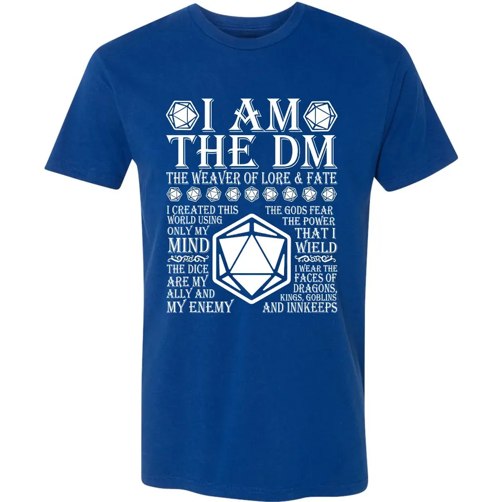 I Am The DM The Weaver Of Lore And Fate Premium Unisex T-shirt - 10