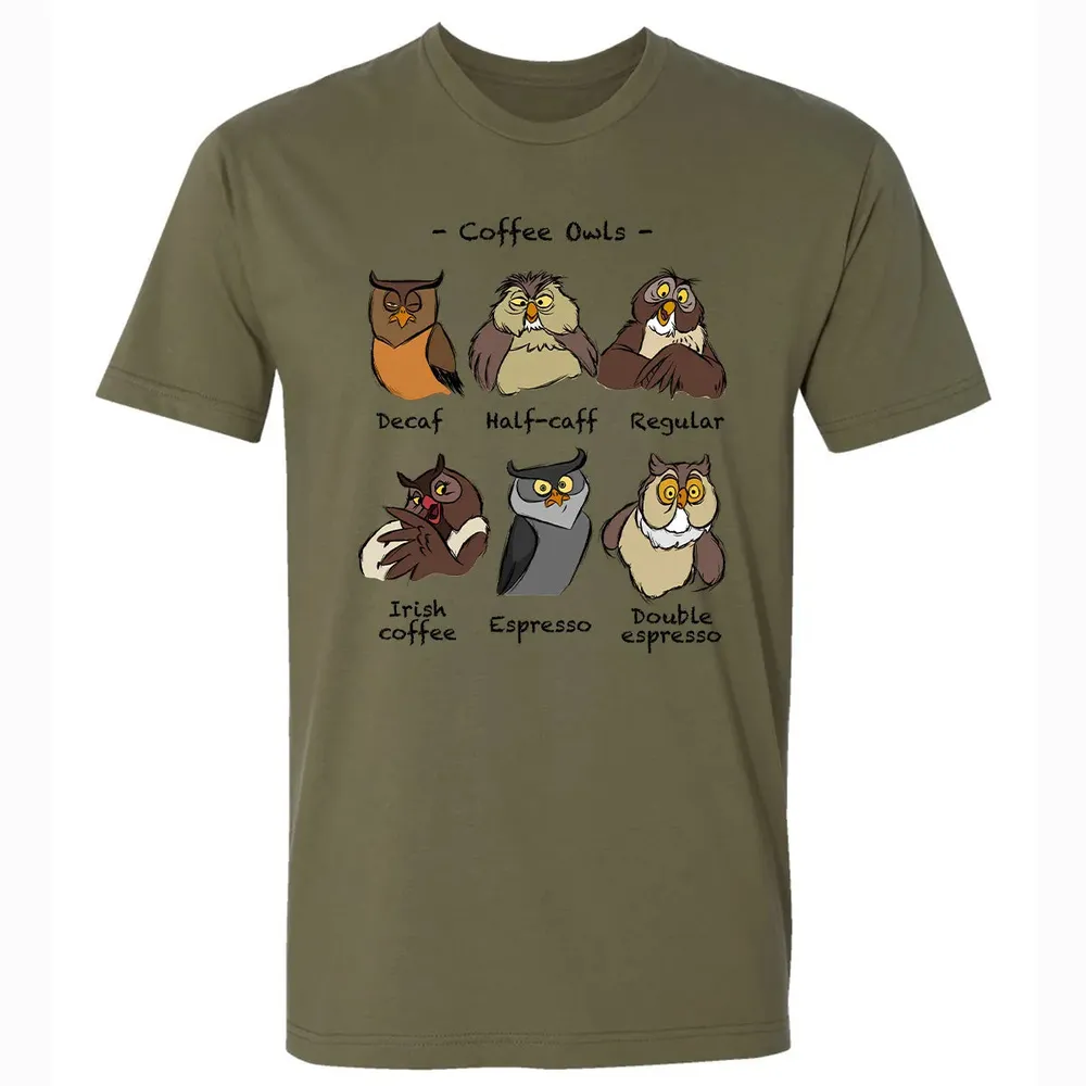 Coffee Owls Premium Unisex T-shirt - 5