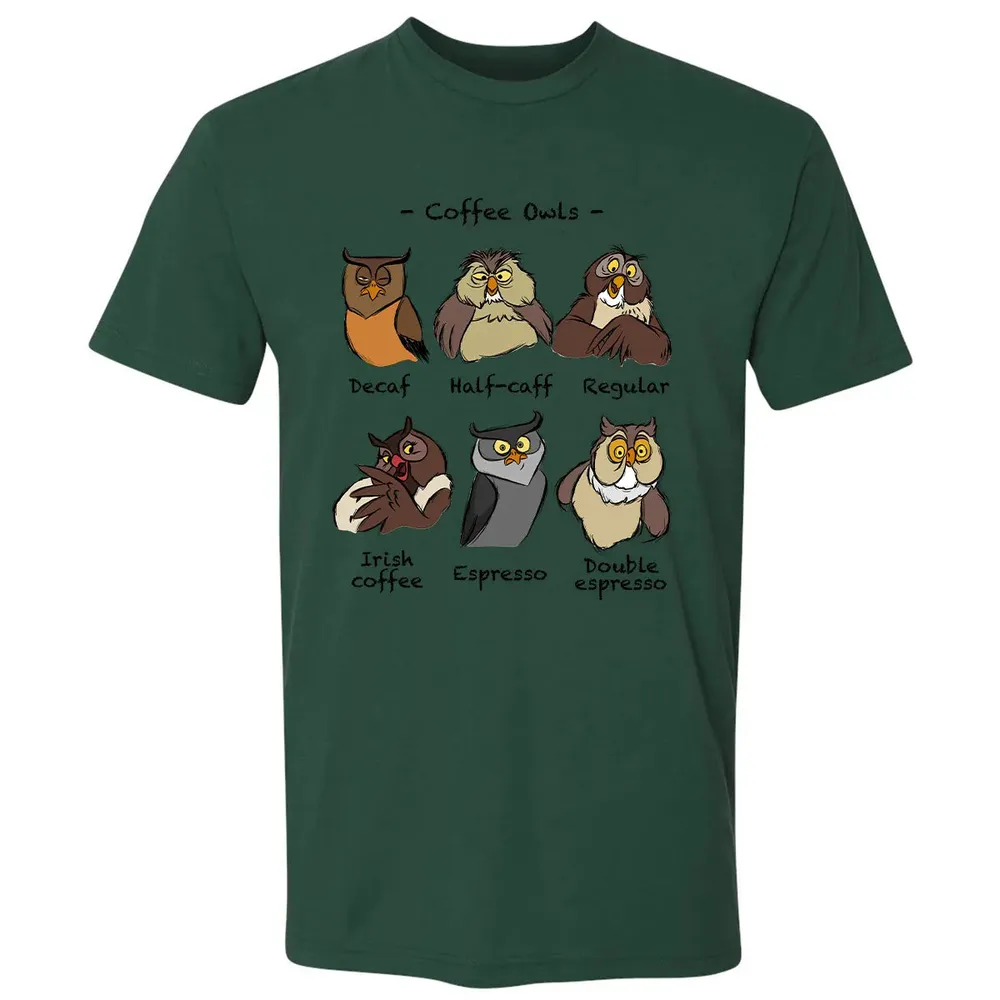 Coffee Owls Premium Unisex T-shirt - 12