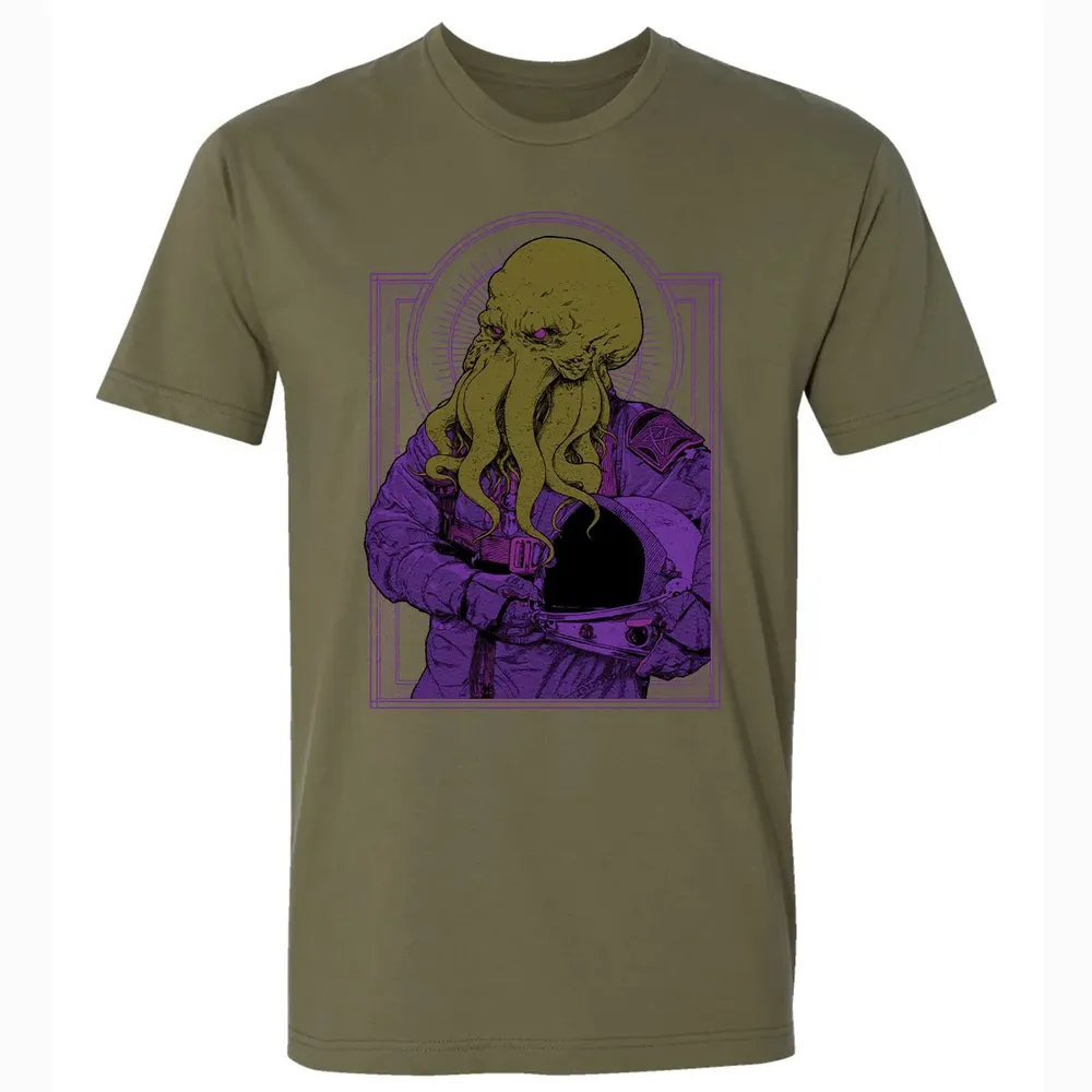 Astronaut Cthulhu Premium Unisex T-shirt - 5