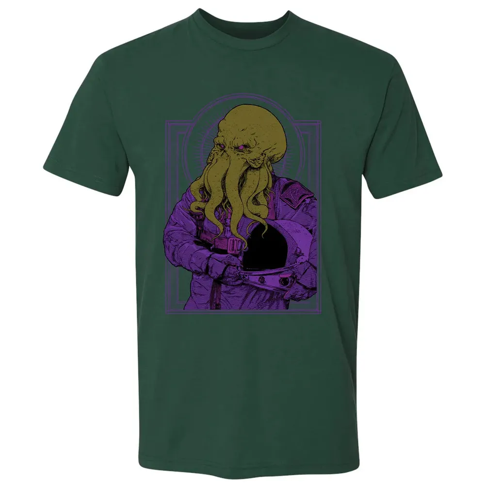 Astronaut Cthulhu Premium Unisex T-shirt - 12