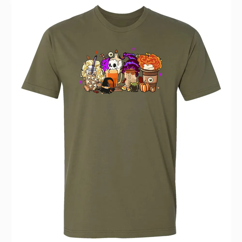 Halloween Coffee Premium Unisex T-shirt - 5