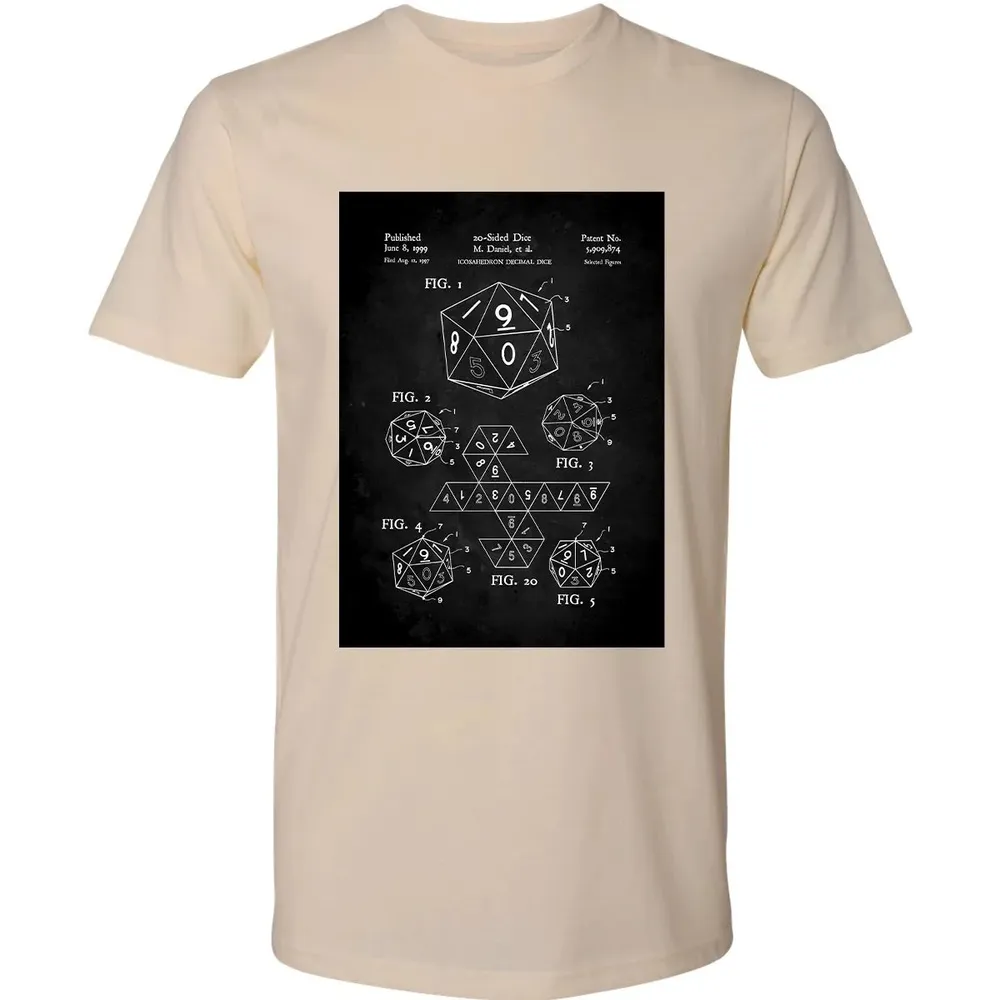 20-Sided Dice Poster Premium Unisex T-shirt - 2