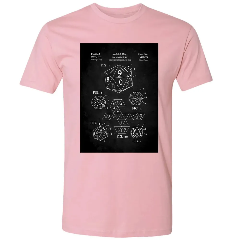 20-Sided Dice Poster Premium Unisex T-shirt - 3