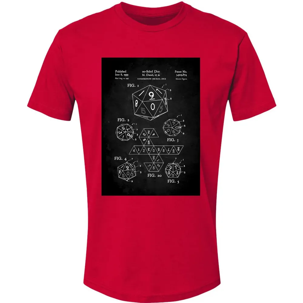 20-Sided Dice Poster Premium Unisex T-shirt - 6