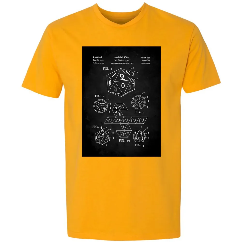 20-Sided Dice Poster Premium Unisex T-shirt - 11