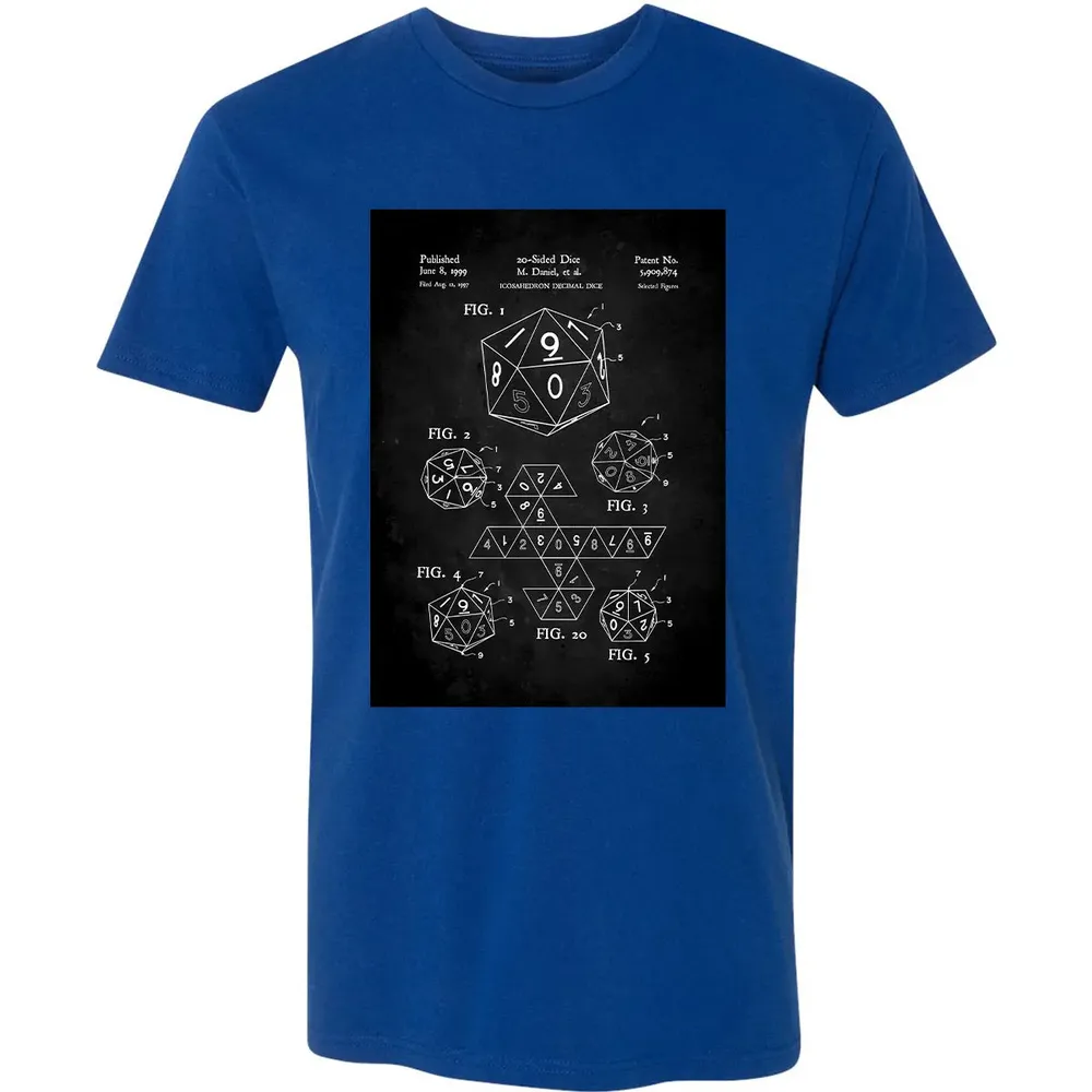20-Sided Dice Poster Premium Unisex T-shirt - 10