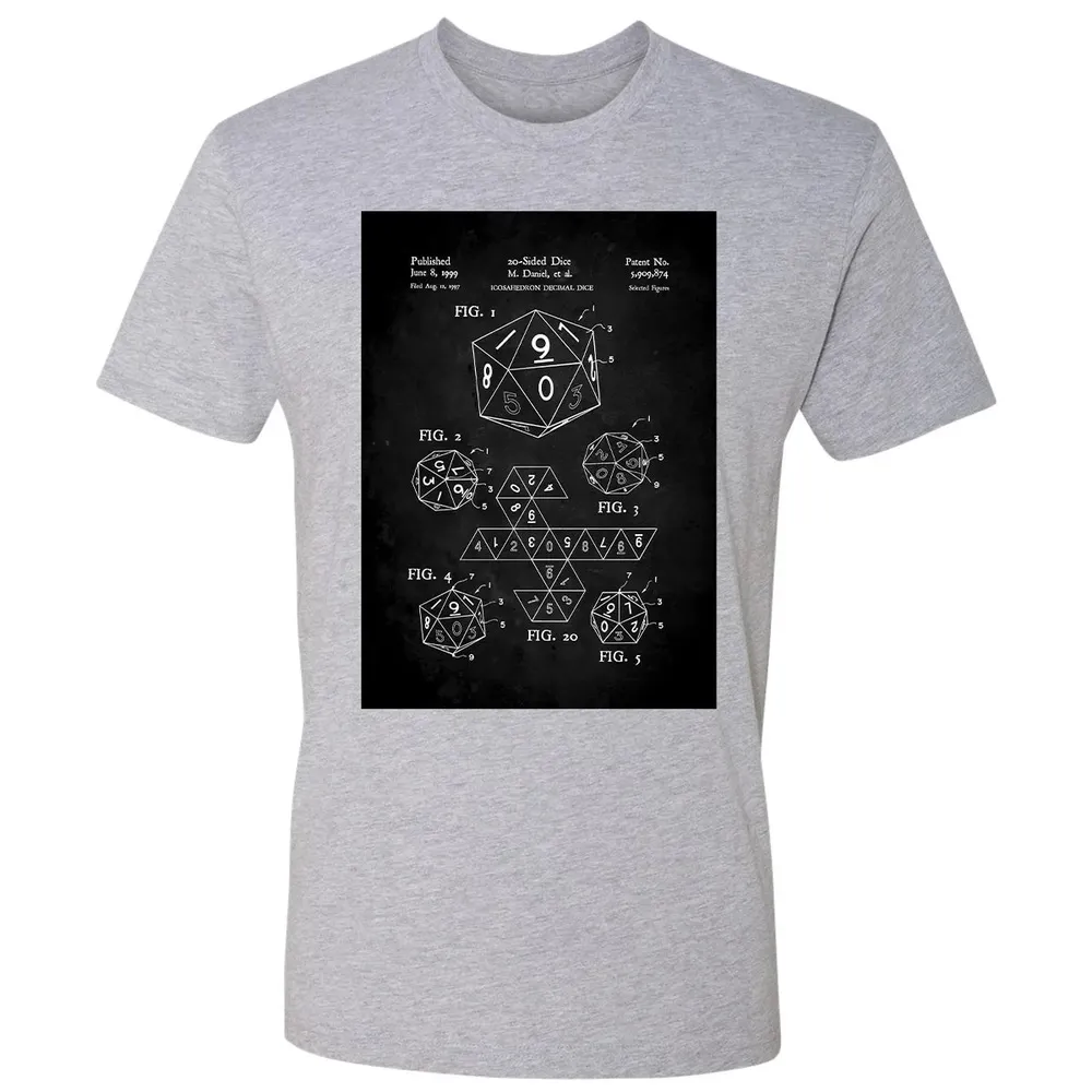 20-Sided Dice Poster Premium Unisex T-shirt - 9