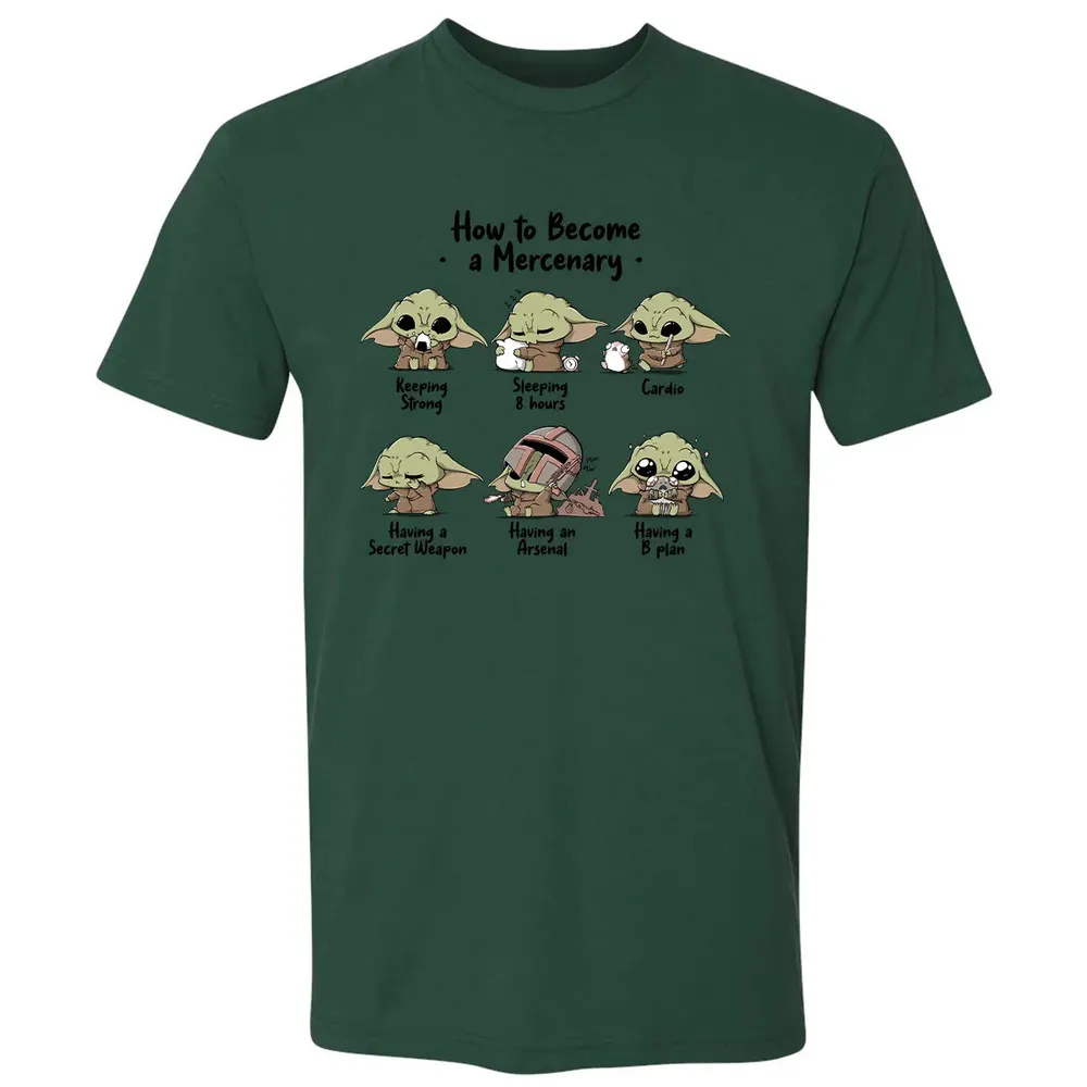 Become A Mercenary Premium Unisex T-shirt - 12