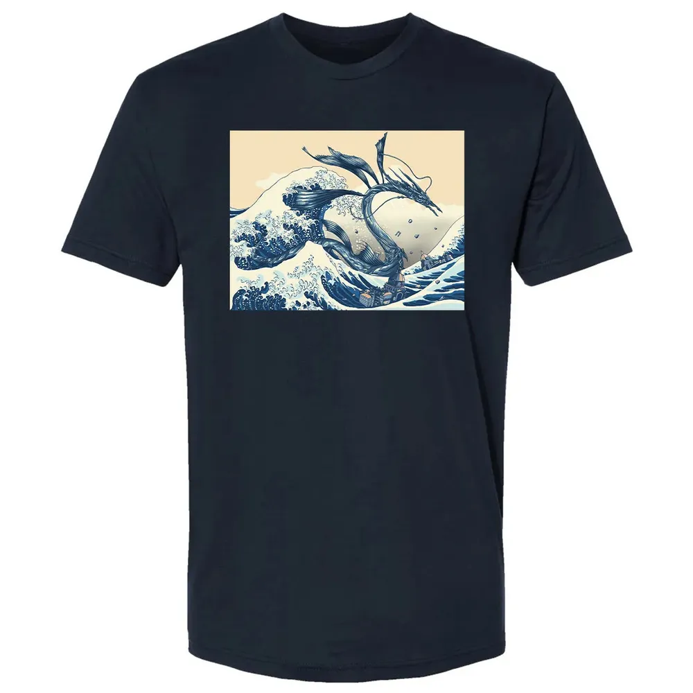 The Great Wave off Altissia Premium Unisex T-shirt - 2