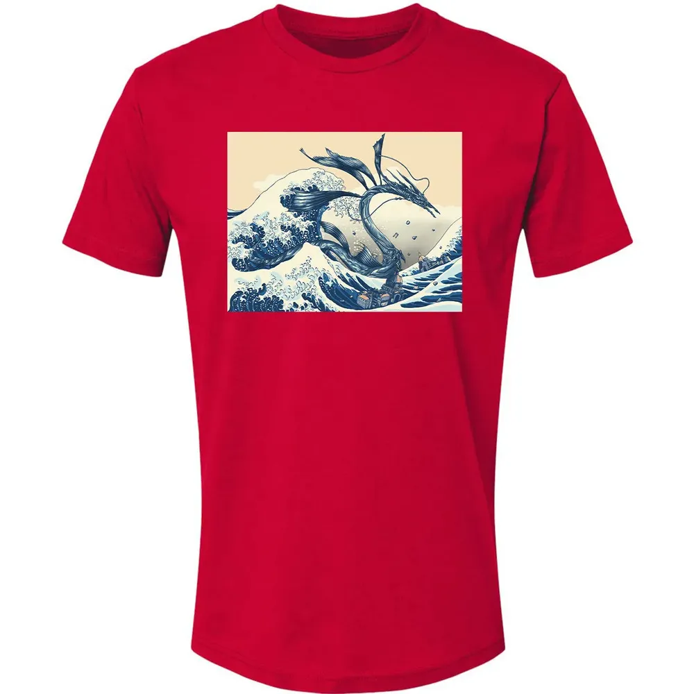 The Great Wave off Altissia Premium Unisex T-shirt - 6