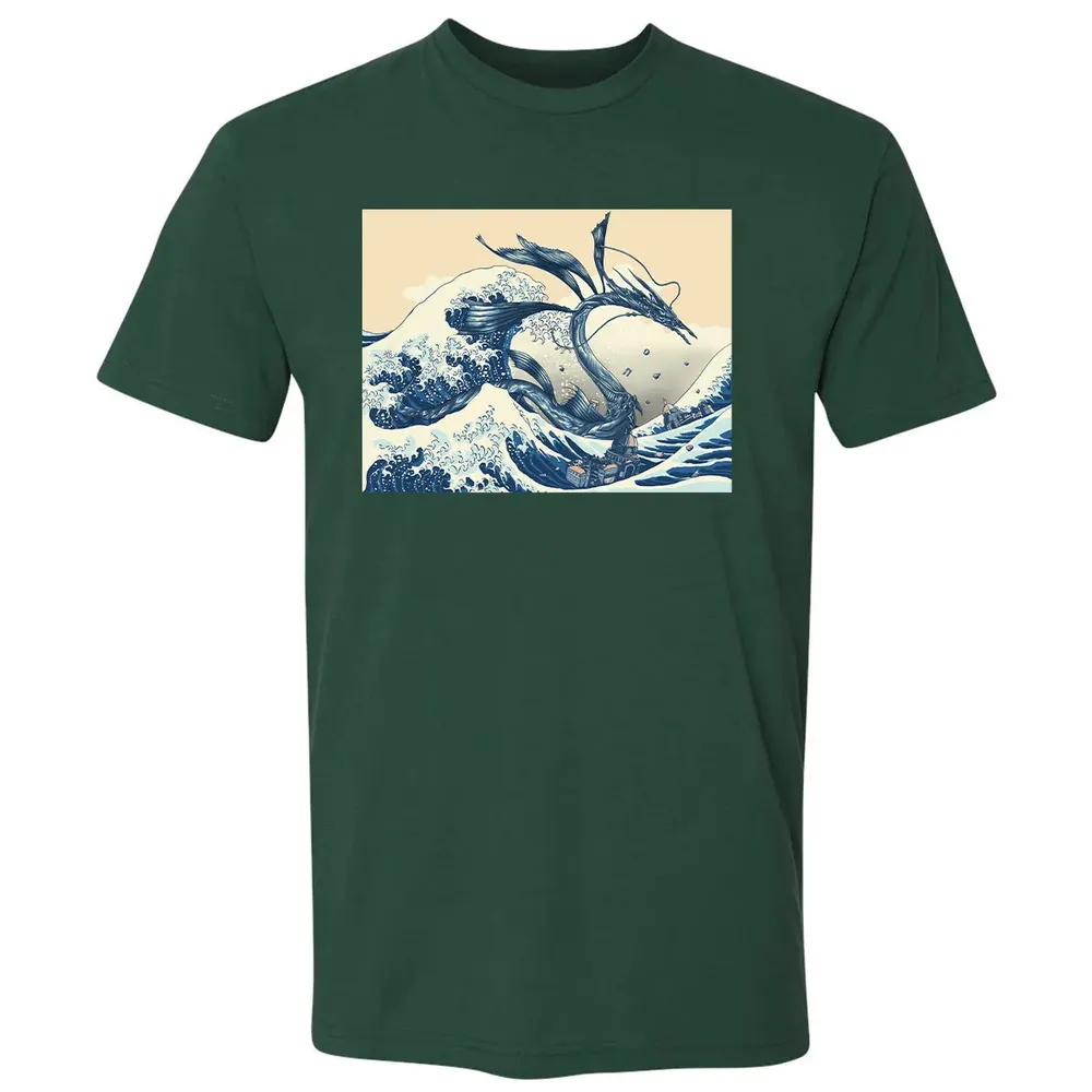 The Great Wave off Altissia Premium Unisex T-shirt - 12