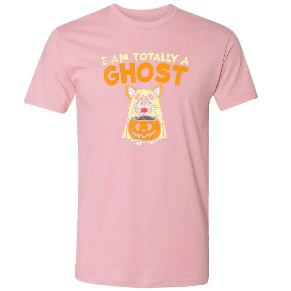 Welsh Corgi Totally Ghost Funny Halloween Costume Dog Owner Premium Unisex T-shirt - 3