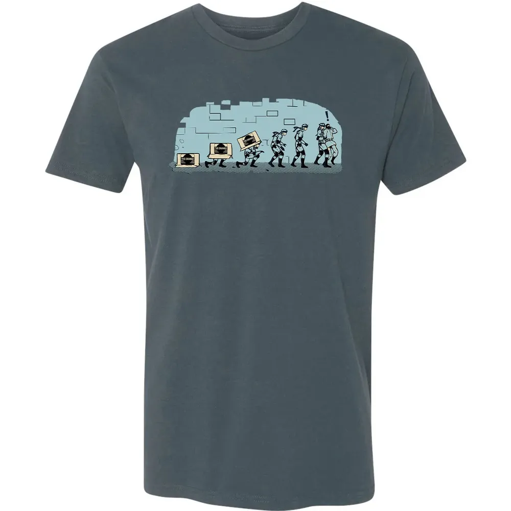 Evolution of Espionage Premium Unisex T-shirt - 14