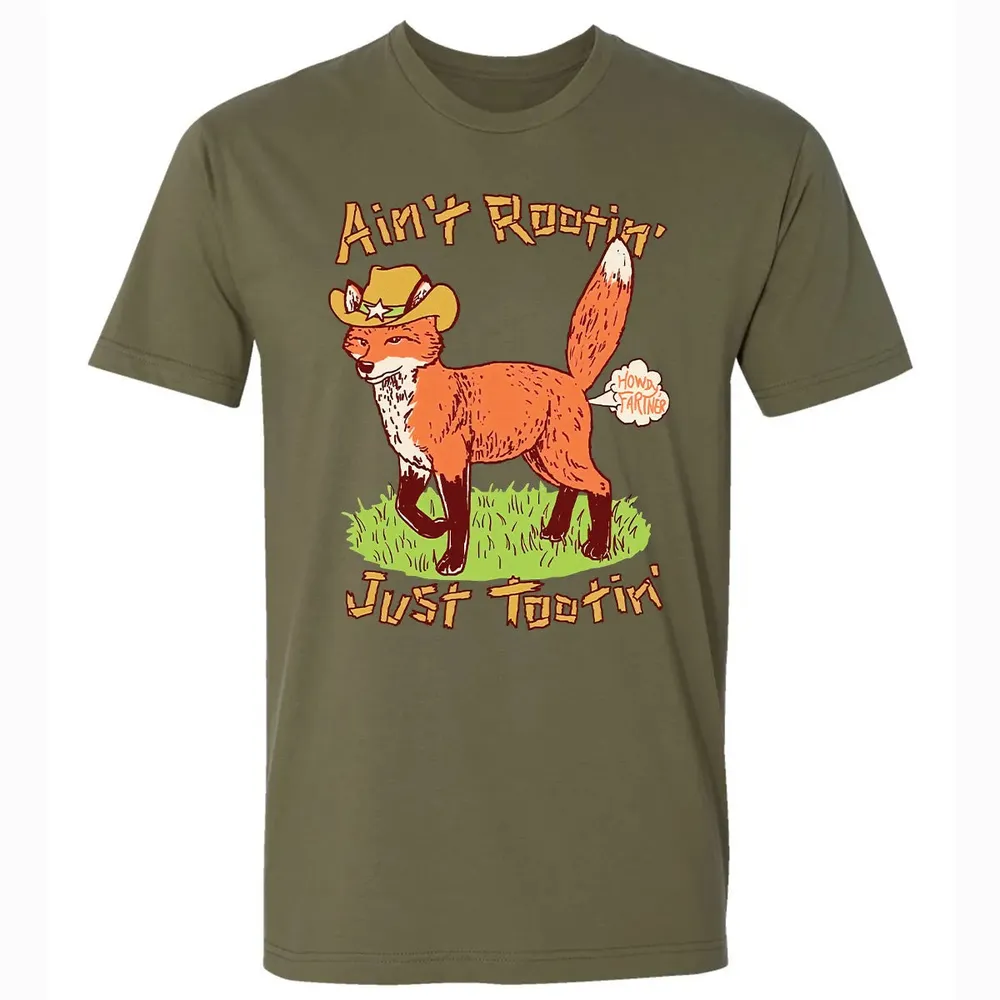 Aint Rooting Just Tooting Premium Unisex T-shirt - 5
