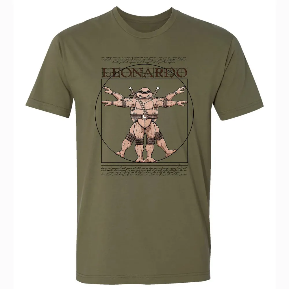 Vitruvius Turtle Premium Unisex T-shirt - 5