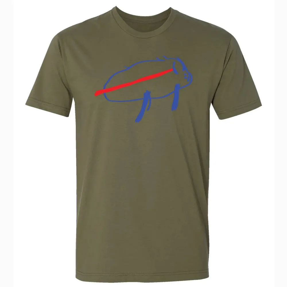 Josh Allen Drawing Premium Unisex T-shirt - 5
