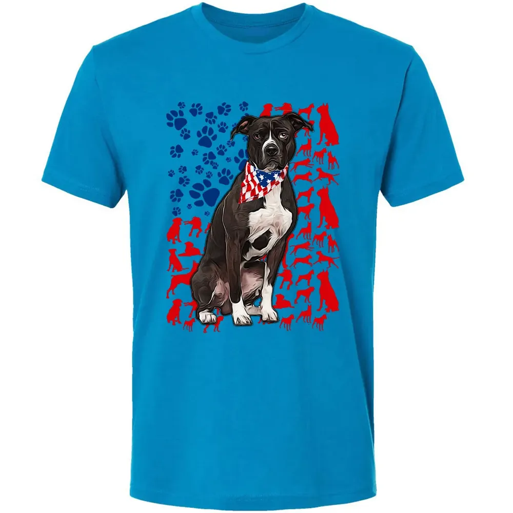 Pitbull 4th of July Premium Unisex T-shirt - 4