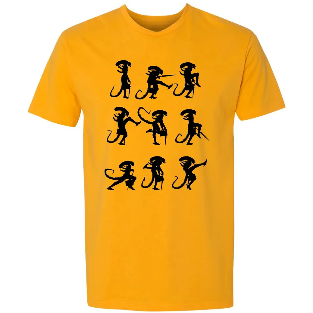 Alien Silly Walks Premium Unisex T-shirt - 11