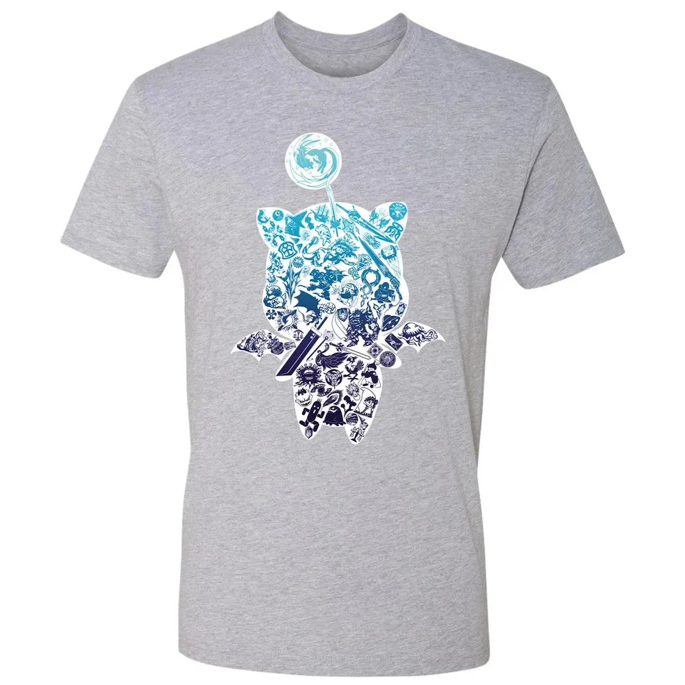 Fantasy Moogle verse Blue Premium Unisex T-shirt - 9