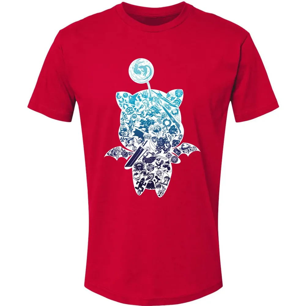 Fantasy Moogle verse Blue Premium Unisex T-shirt - 6