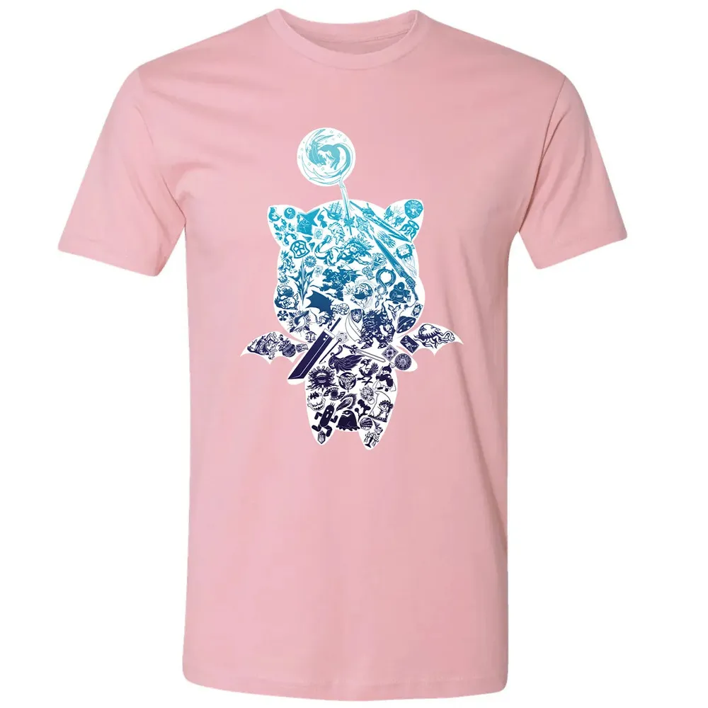 Fantasy Moogle verse Blue Premium Unisex T-shirt - 3