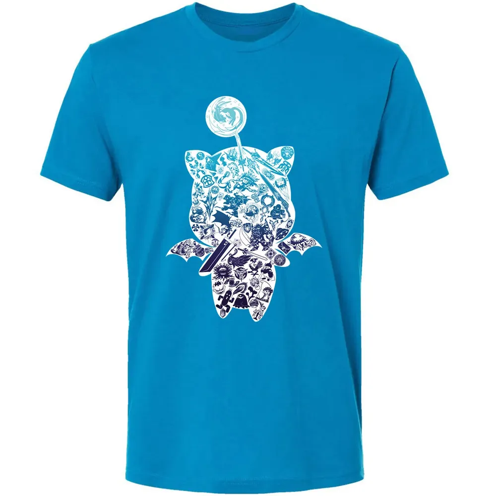 Fantasy Moogle verse Blue Premium Unisex T-shirt - 15
