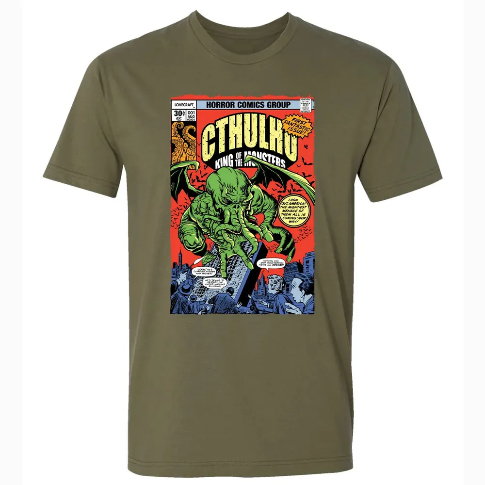 Cthulhu Comic Premium Unisex T-shirt - 5