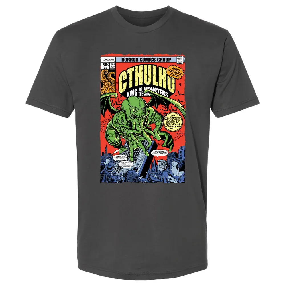 Cthulhu Comic Premium Unisex T-shirt - 8