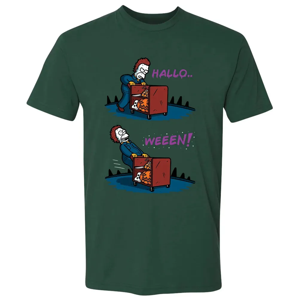 Halloâ€¦ween Premium Unisex T-shirt - 12