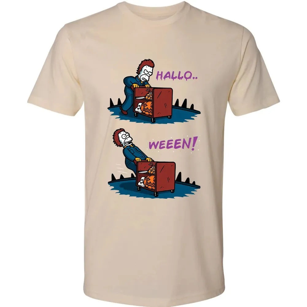 Halloâ€¦ween Premium Unisex T-shirt - 13