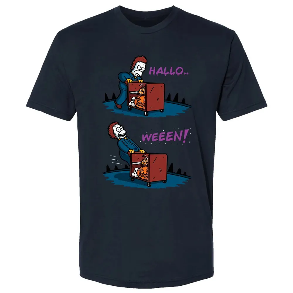 Halloâ€¦ween Premium Unisex T-shirt - 2