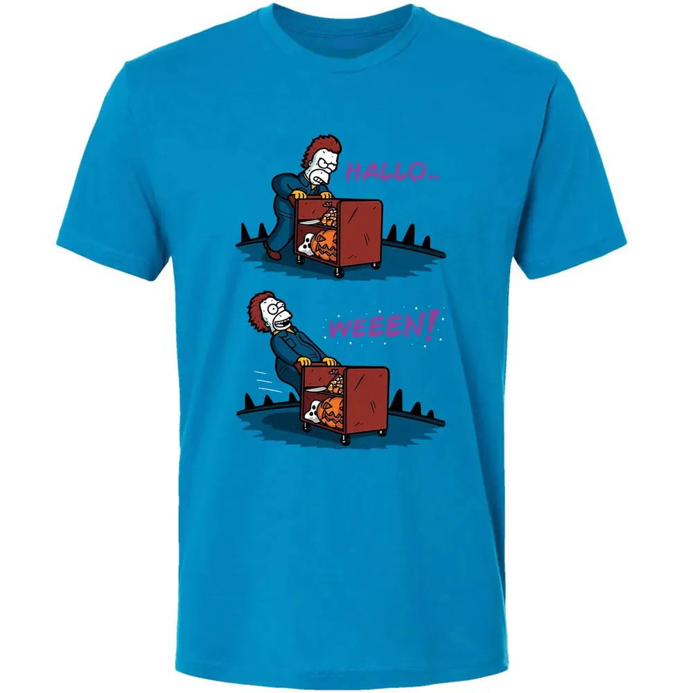 Halloâ€¦ween Premium Unisex T-shirt - 15