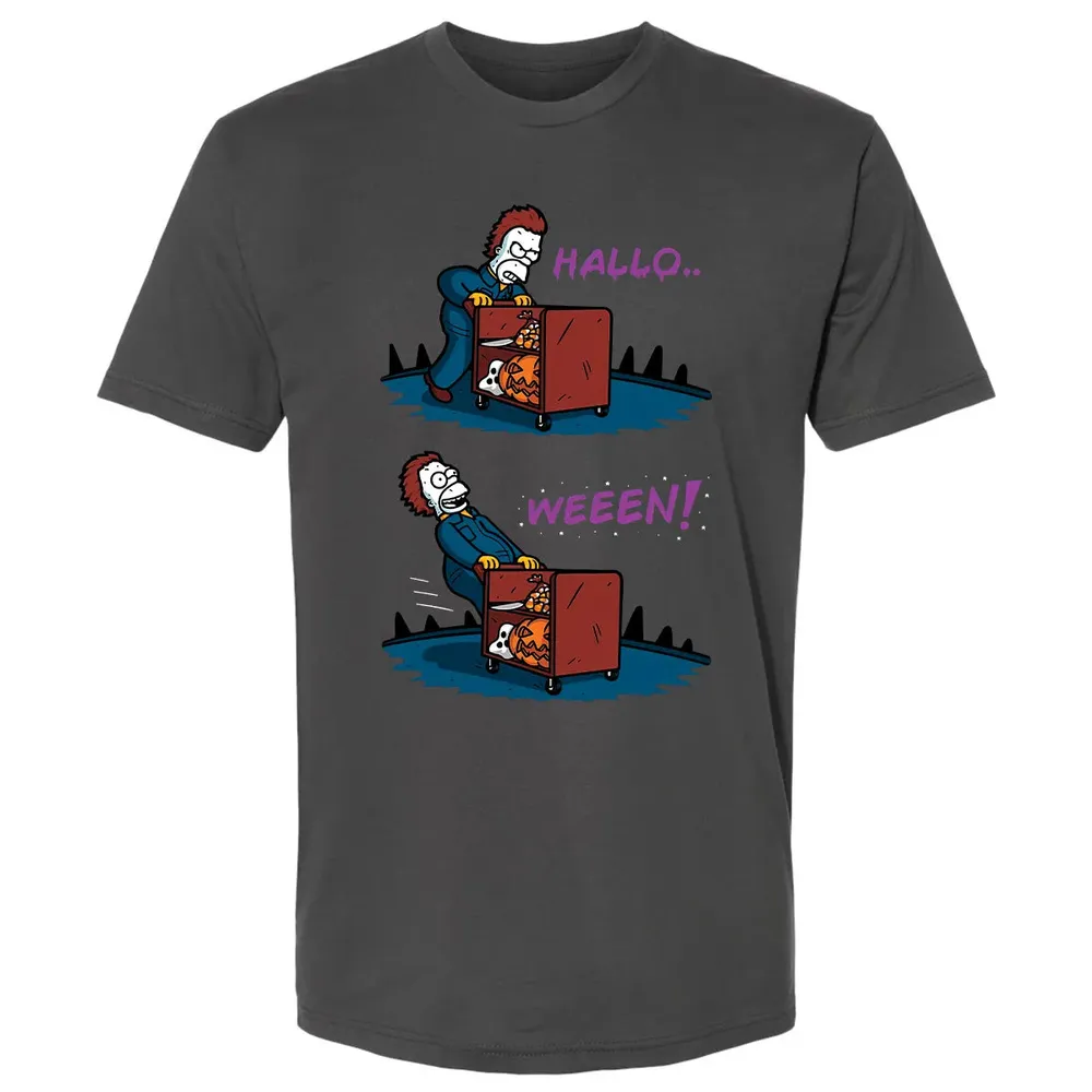 Halloâ€¦ween Premium Unisex T-shirt - 8