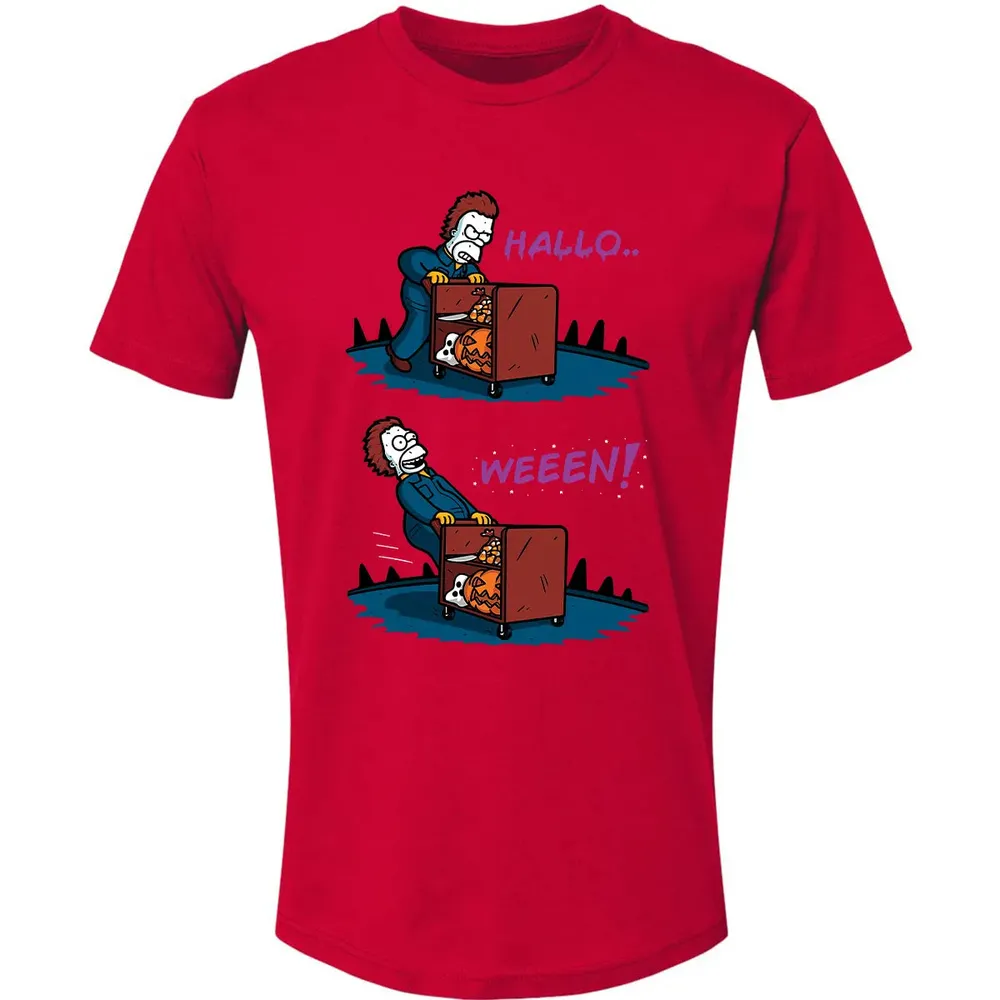 Halloâ€¦ween Premium Unisex T-shirt - 6