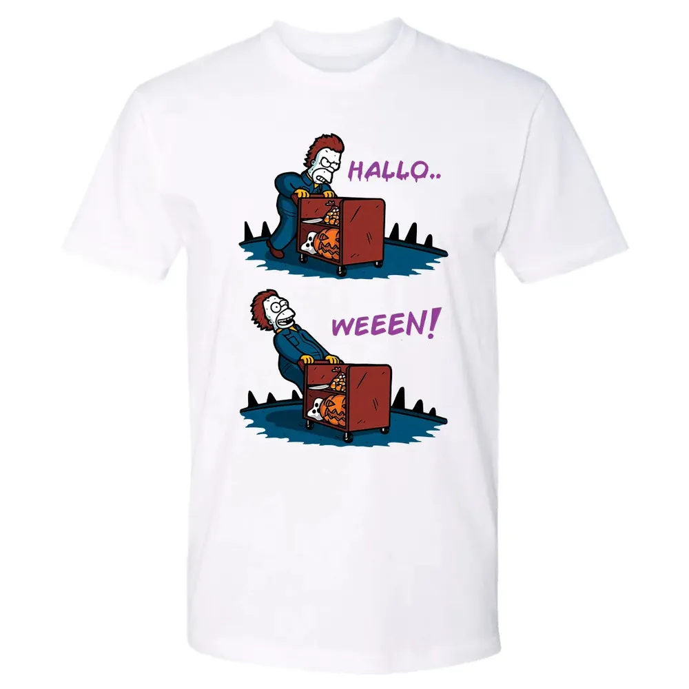 Halloâ€¦ween Premium Unisex T-shirt - 4