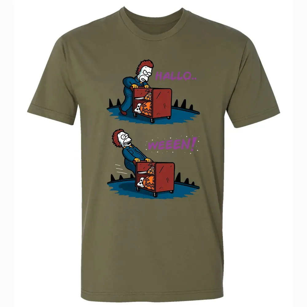 Halloâ€¦ween Premium Unisex T-shirt - 5