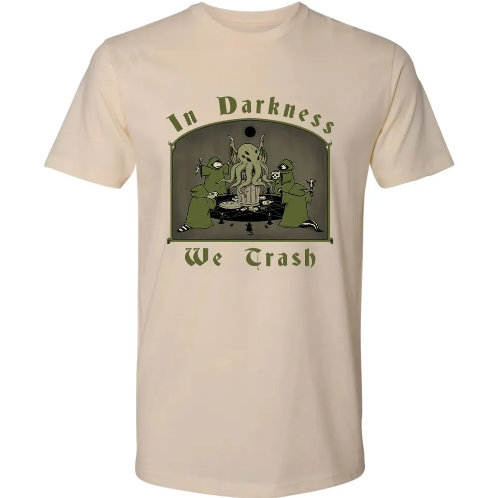 In Darkness We Trash Premium Unisex T-shirt - 13
