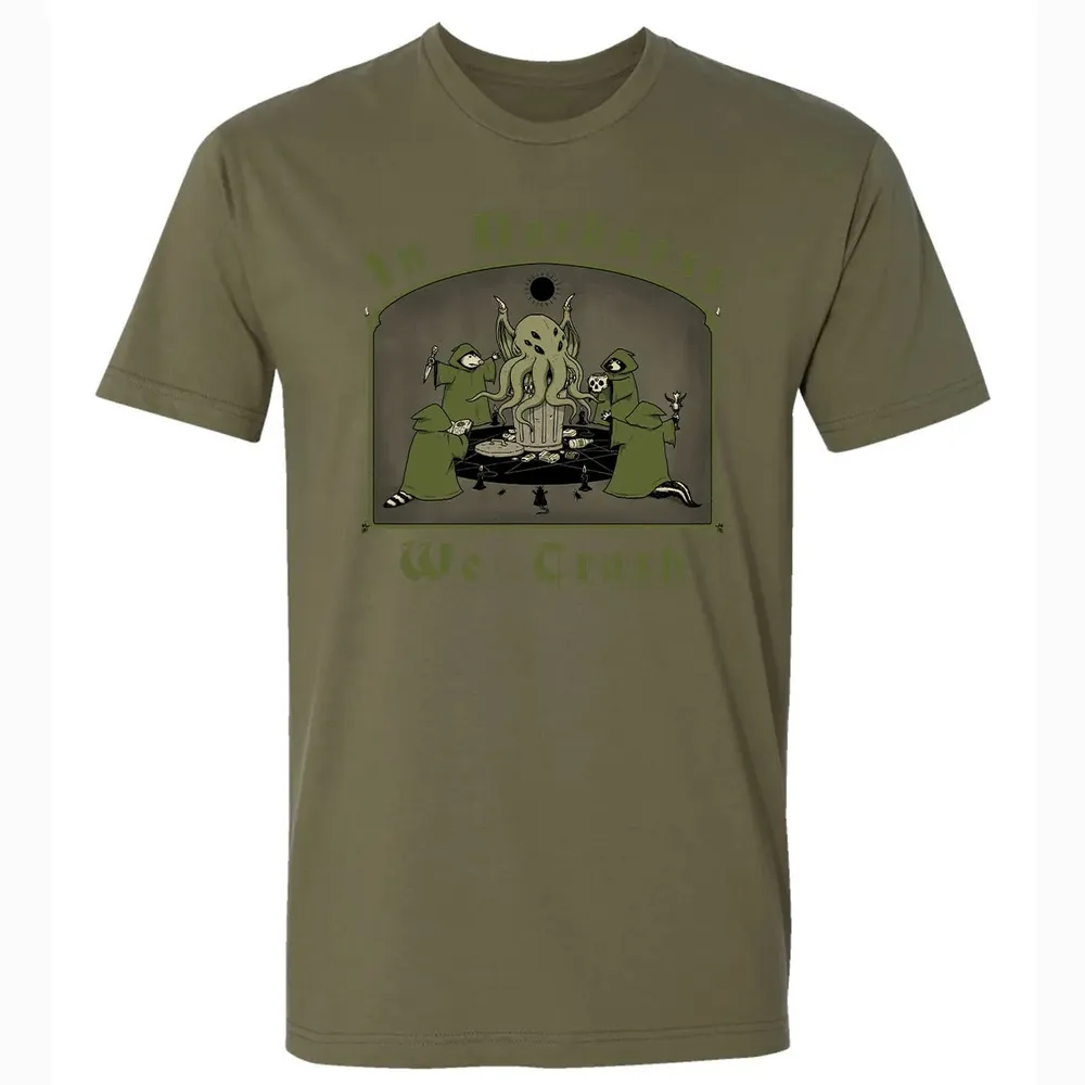 In Darkness We Trash Premium Unisex T-shirt - 5