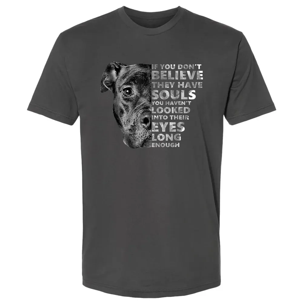 Soul Pitbull I Love Pitbull  Dog Lover Gift Premium Unisex T-shirt - 8