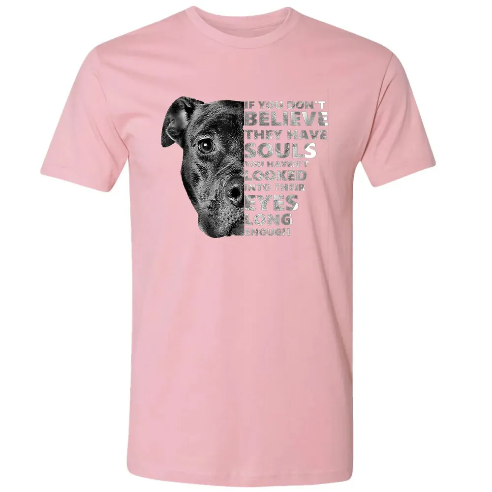 Soul Pitbull I Love Pitbull  Dog Lover Gift Premium Unisex T-shirt - 3