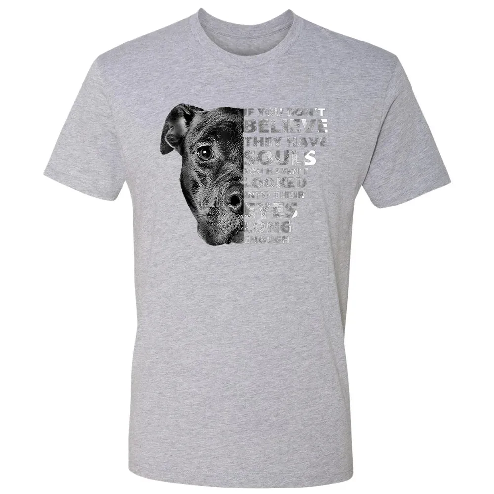 Soul Pitbull I Love Pitbull  Dog Lover Gift Premium Unisex T-shirt - 9